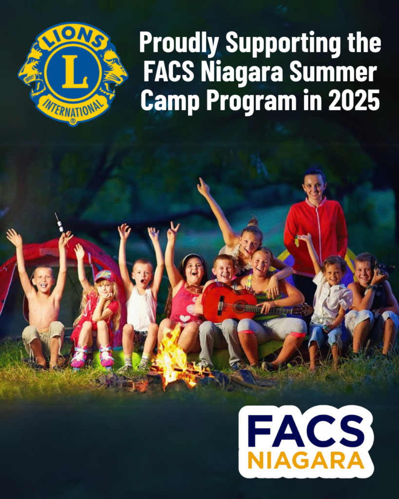 Donation to the FACS Summer Camp Program - Port Dalhousie Lions Club